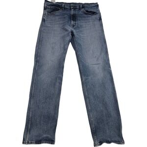 Levis Workwear Fit Jeans 36x31‎ Dark Wash Stretch Heavy Utility Denim 505 Style